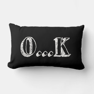 Sarcastic OK Lumbar Cushion