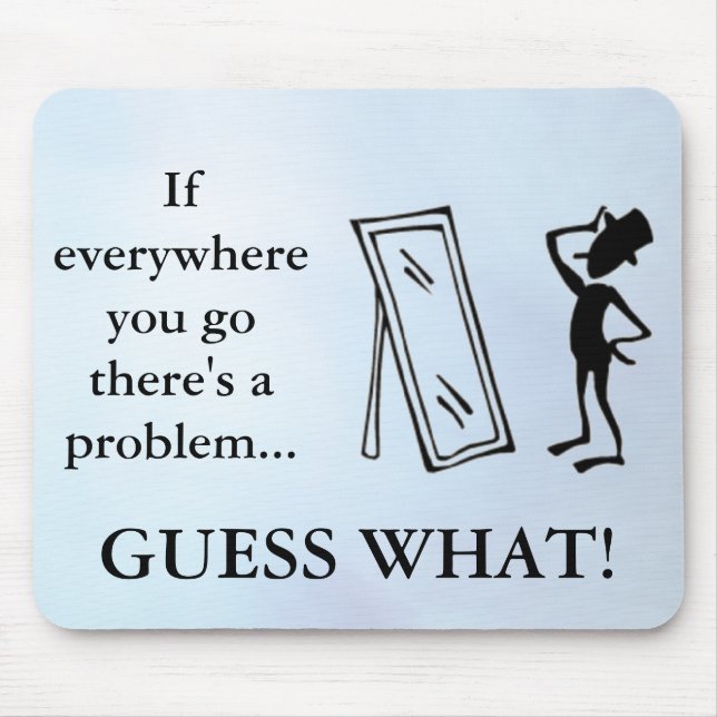 Sarcastic One Liner for Annoying People Mouse Mat (Front)