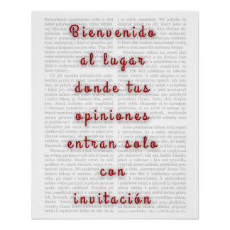 Sarcastic Phrase Poster with Modern Typography
