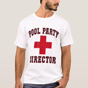 Sarcastic Pool Party Director Beach Trip Lifeguard T-Shirt