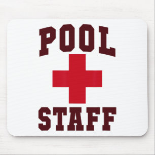 Sarcastic Pool Staff Off Duty Trip Lifeguards Vaca Mouse Mat