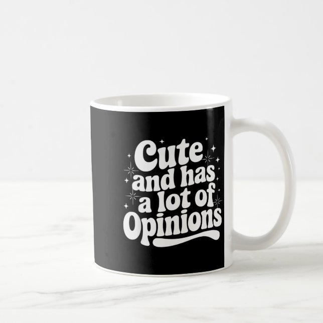 Sarcastic Quote Saying Cute &amp; Has Onions Girly Coffee Mug (Right)