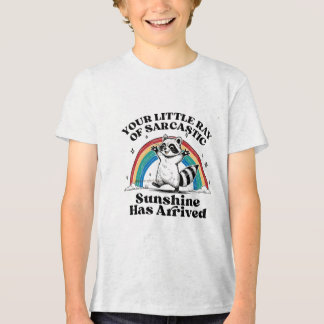 Sarcastic Racoon Rainbow Tri-Blend Shirt