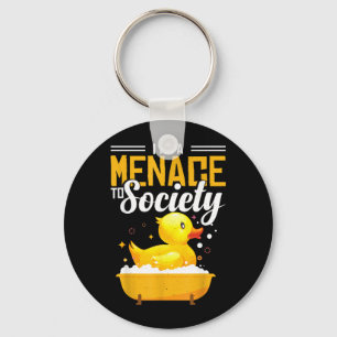 Sarcastic Rubber Duck Rubber Ducky Quote Key Ring