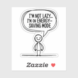 Sarcastic Stick Figure Quote – Energy Saving