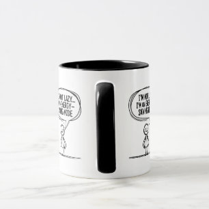 Sarcastic Stick Figure Quote – Energy Saving Mug