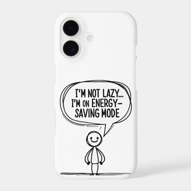 Sarcastic Stick Figure Quote – Energy Saving Samsung Galaxy S21 Case (Back)