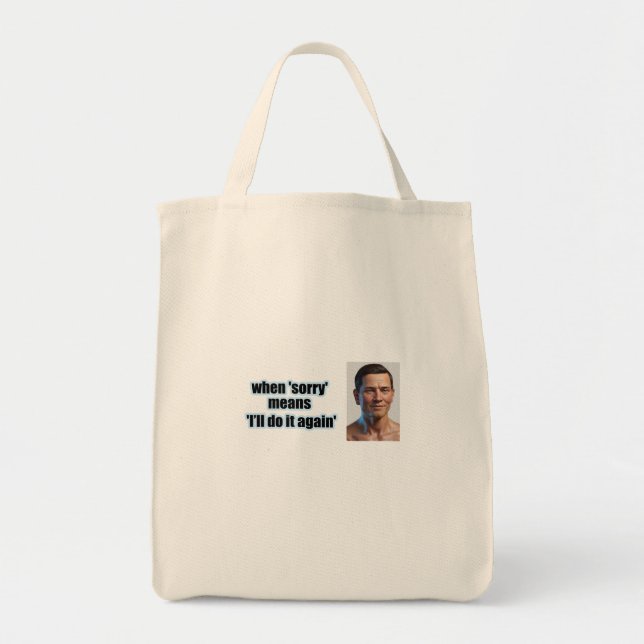 Sarcastic Tote Bag (Front)