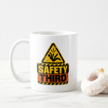 Sarcastic Tradesman Humour Safety Third Worker Lab
