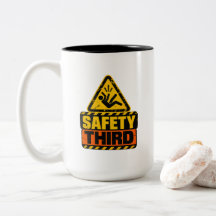 Sarcastic Tradesman Humour Safety Third Worker Lab