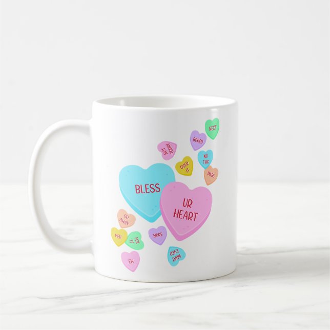 Sarcastic Valentine Coffee Mug (Left)