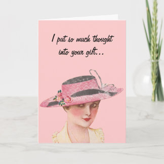 Sarcastic Vintage Christmas Holiday Card
