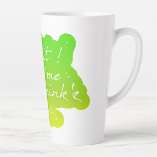 Sarcastic Wait Let me overthink this green ombre Latte Mug