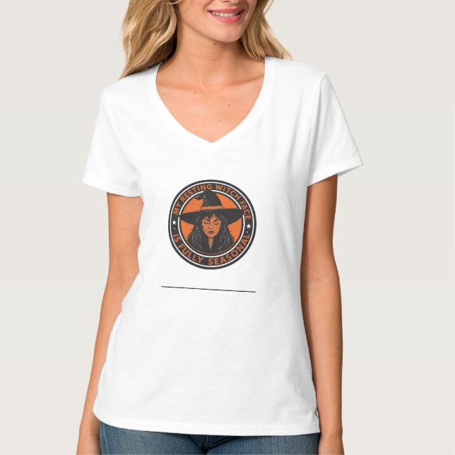 Sarcastic Witch Halloween T-Shirt (Front)