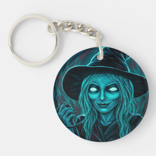 SarcasticWitchFace Key Ring
