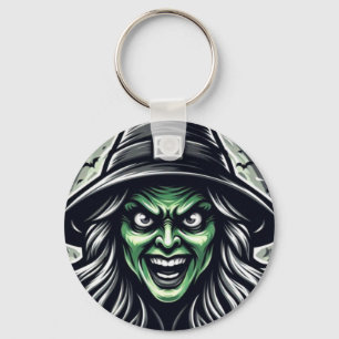 SarcasticWitchFace Key Ring