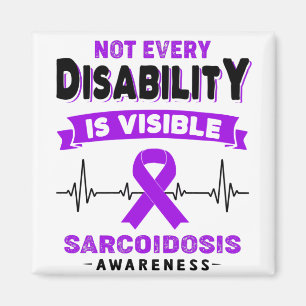 Sarcoidosis Awareness Ribbon Support Gifts Magnet