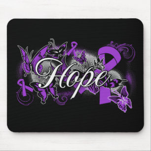 Sarcoidosis Hope Garden Ribbon Mouse Mat