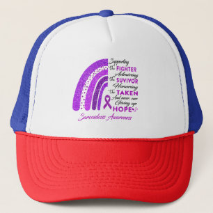 Sarcoidosis Warrior Supporting Fighter Trucker Hat