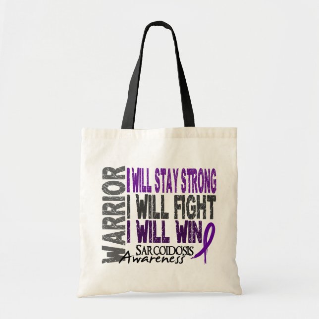 Sarcoidosis Warrior Tote Bag (Front)