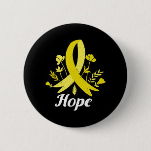 Sarcoma Awareness Month Hope Vintage Bone Cancer 6 Cm Round Badge