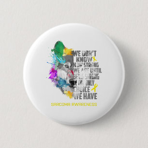 Sarcoma Awareness Ribbon Support Gifts 6 Cm Round Badge