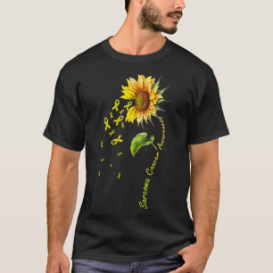 Sarcoma Awareness Sunflower  T-Shirt