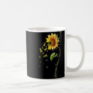 Sarcoma Cancer Awareness Sunflower Shirt Coffee Mug