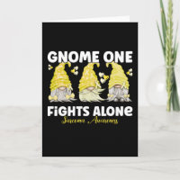 Sarcoma Cancer Awareness Yellow Gnome