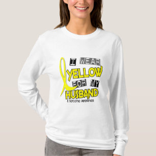Sarcoma I WEAR YELLOW FOR MY HUSBAND 37 T-Shirt