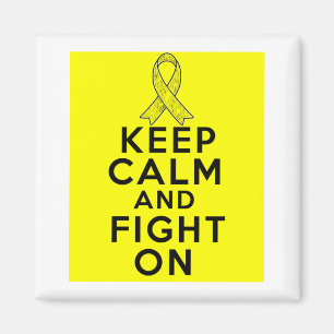 Sarcoma Keep Calm and Fight On Magnet