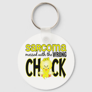 Sarcoma Messed With The Wrong Chick Key Ring