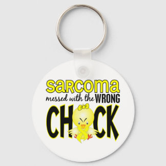 Sarcoma Messed With The Wrong Chick Key Ring