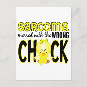 Sarcoma Messed With The Wrong Chick Postcard