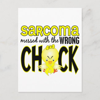 Sarcoma Messed With The Wrong Chick Postcard