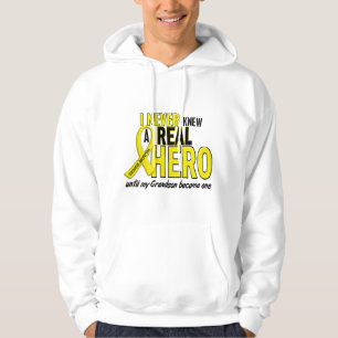 Sarcoma NEVER KNEW A HERO 2 Grandson Hoodie