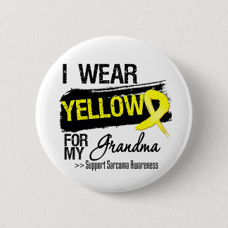 Sarcoma Ribbon For My Grandma 6 Cm Round Badge