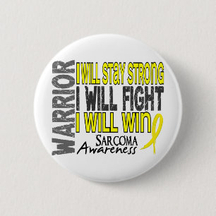 Sarcoma Warrior 6 Cm Round Badge