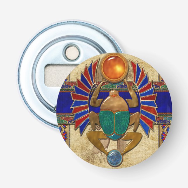 Sarcophagus 3D Egyptian Bottle Opener (Front)