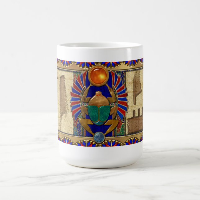 Sarcophagus 3D Egyptian Coffee Mug (Center)