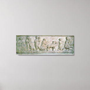 Sarcophagus of Cornelius Statius Canvas Print