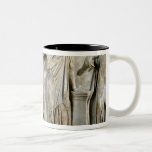 Sarcophagus of the Muses Two-Tone Coffee Mug