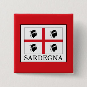 Sardegna 15 Cm Square Badge