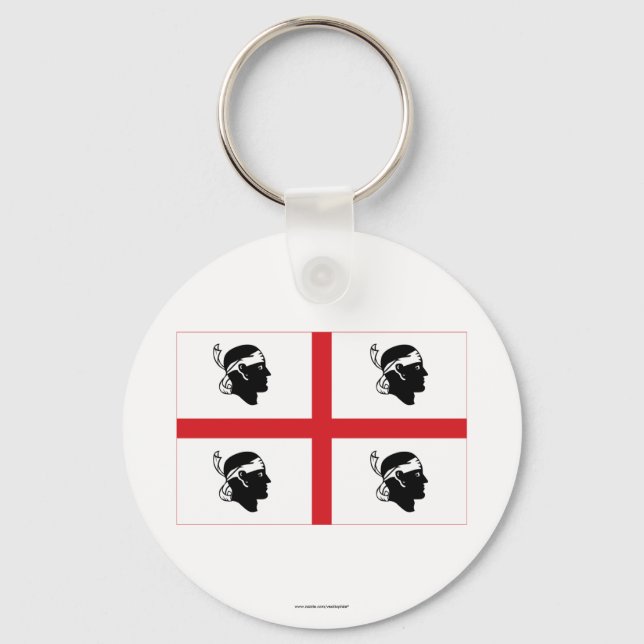 Sardegna flag key ring (Front)