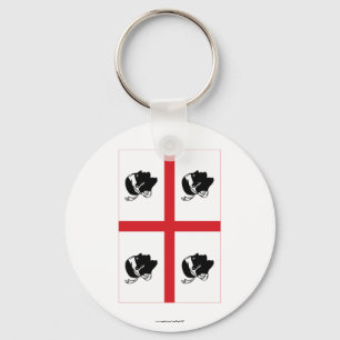 Sardegna flag key ring