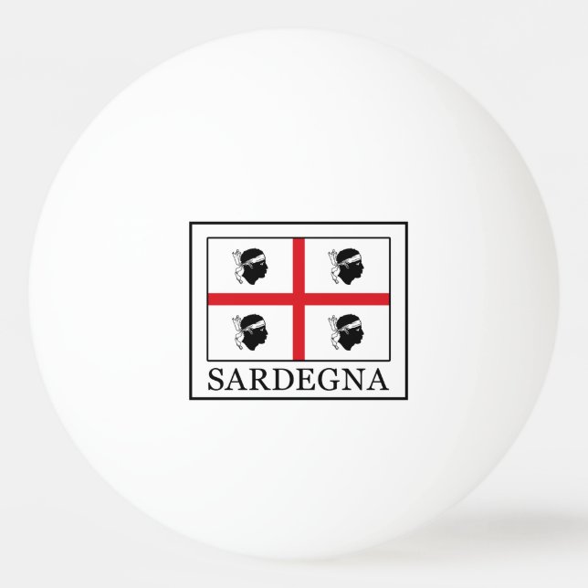 Sardegna Ping Pong Ball (Front)