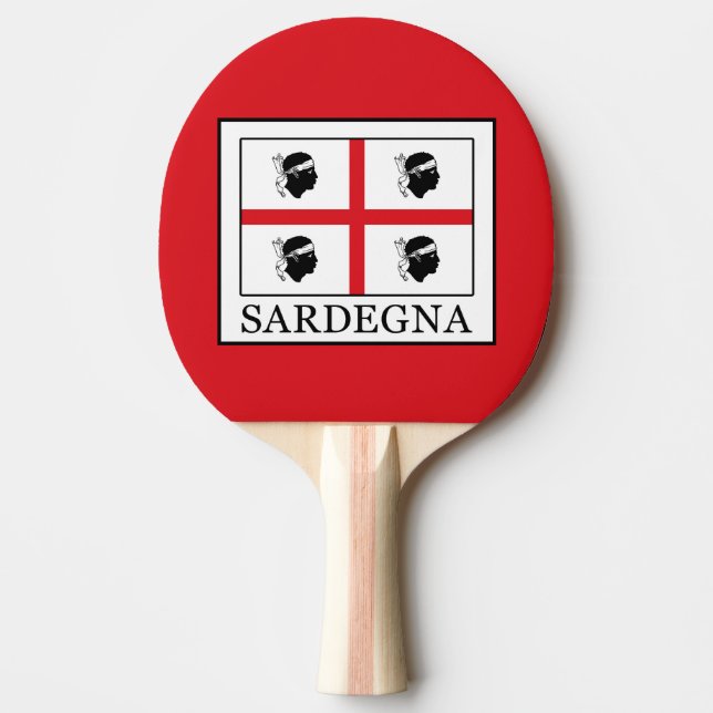 Sardegna Ping Pong Paddle (Front)