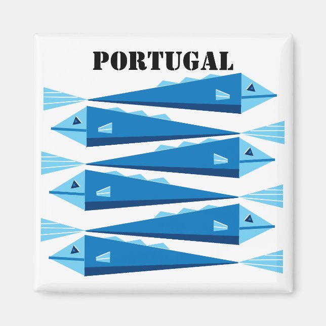Sardinas Portugal Magnet (Front)