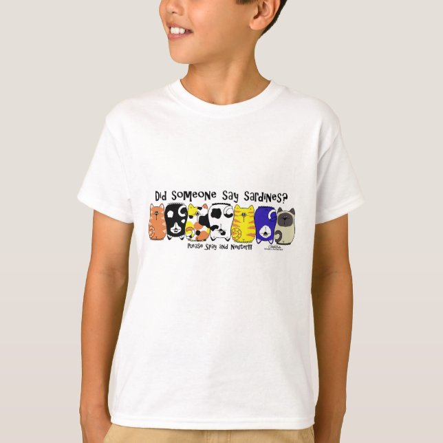 Sardine Cats T-Shirt (Front)