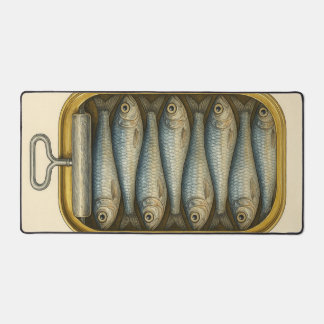 Sardine Chic by ej gold Desk Mat